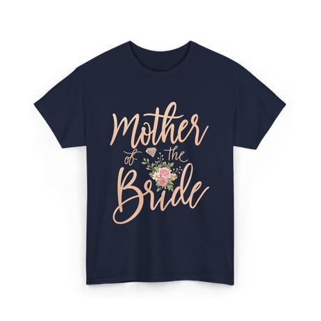 Mother of the Bride Floral T-Shirt - Navy