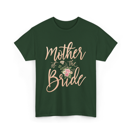 Mother of the Bride Floral T-Shirt - Forest Green