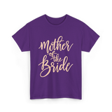 Mother of the Bride Wedding T-Shirt - Purple