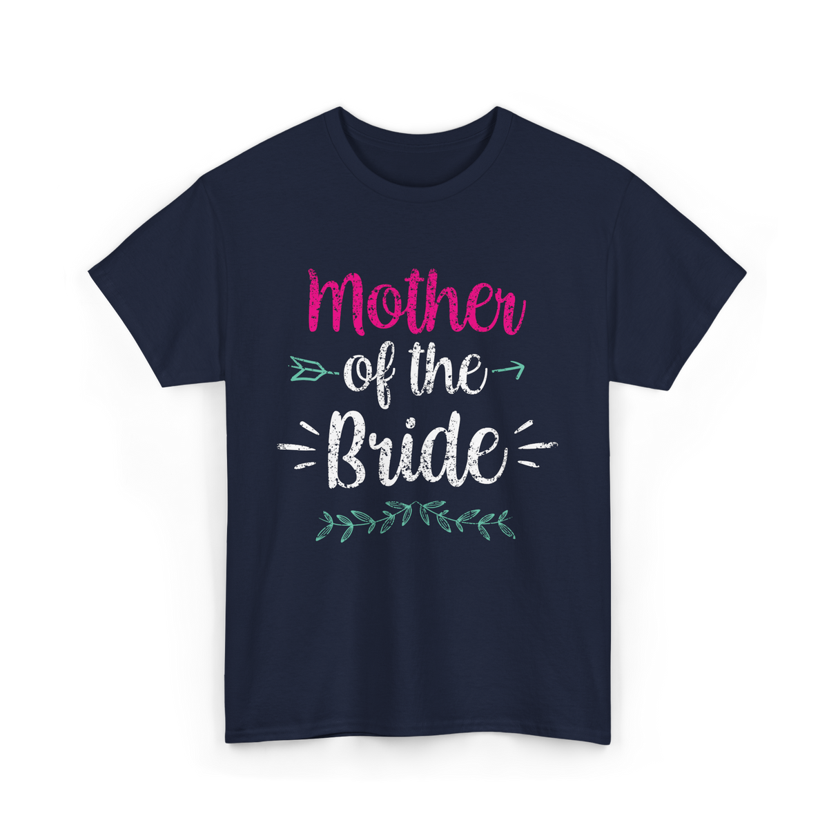 Mother of the Bride Wedding T-Shirt - Navy