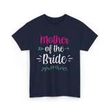 Mother of the Bride Wedding T-Shirt - Navy