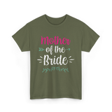 Mother of the Bride Wedding T-Shirt - Military Green