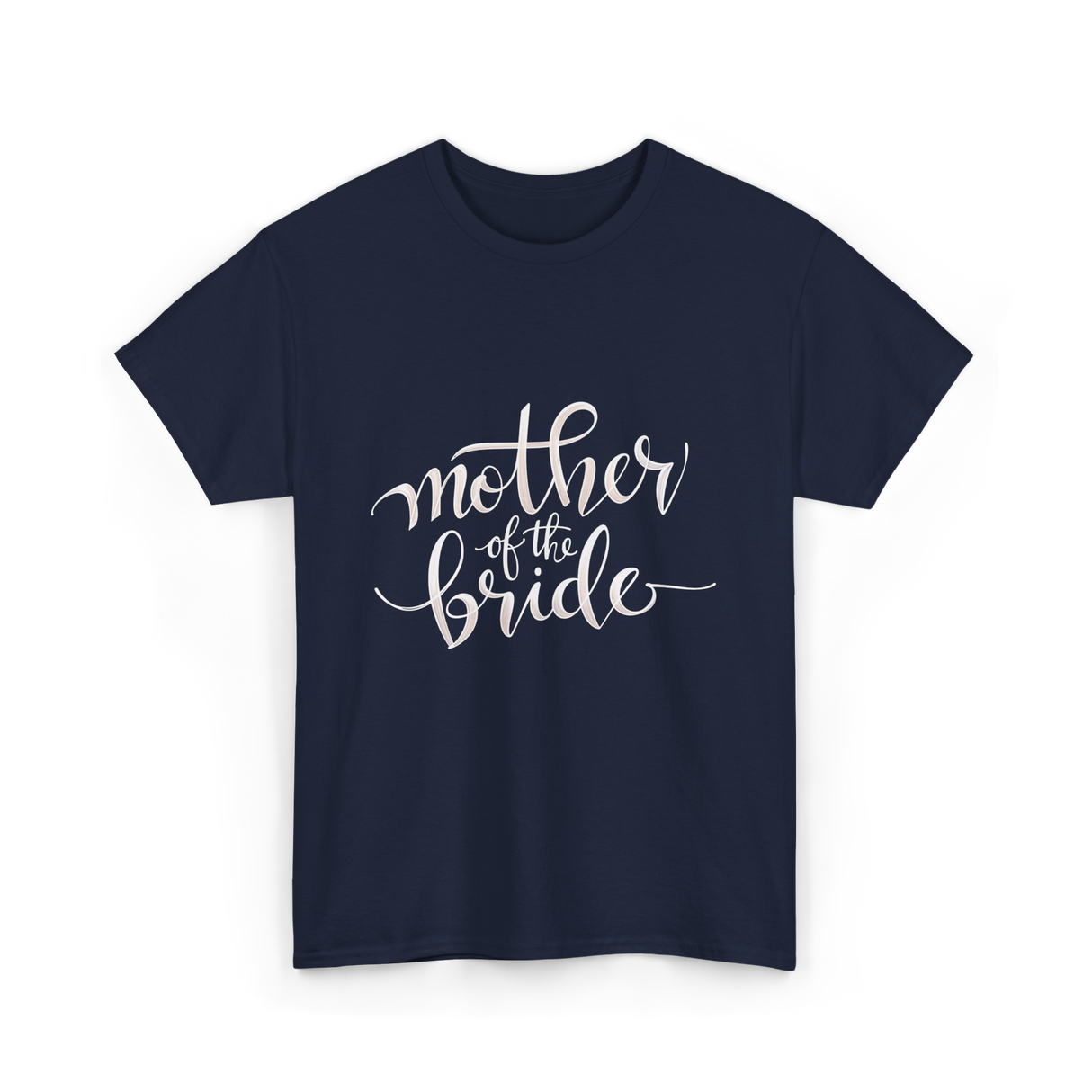 Mother of the Bride Wedding T-Shirt - Navy