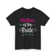 Mother of the Bride Wedding T-Shirt - Black