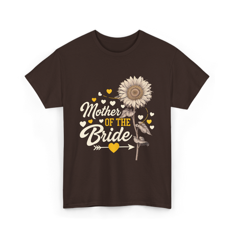 Mother of the Bride Wedding T-Shirt - Dark Chocolate