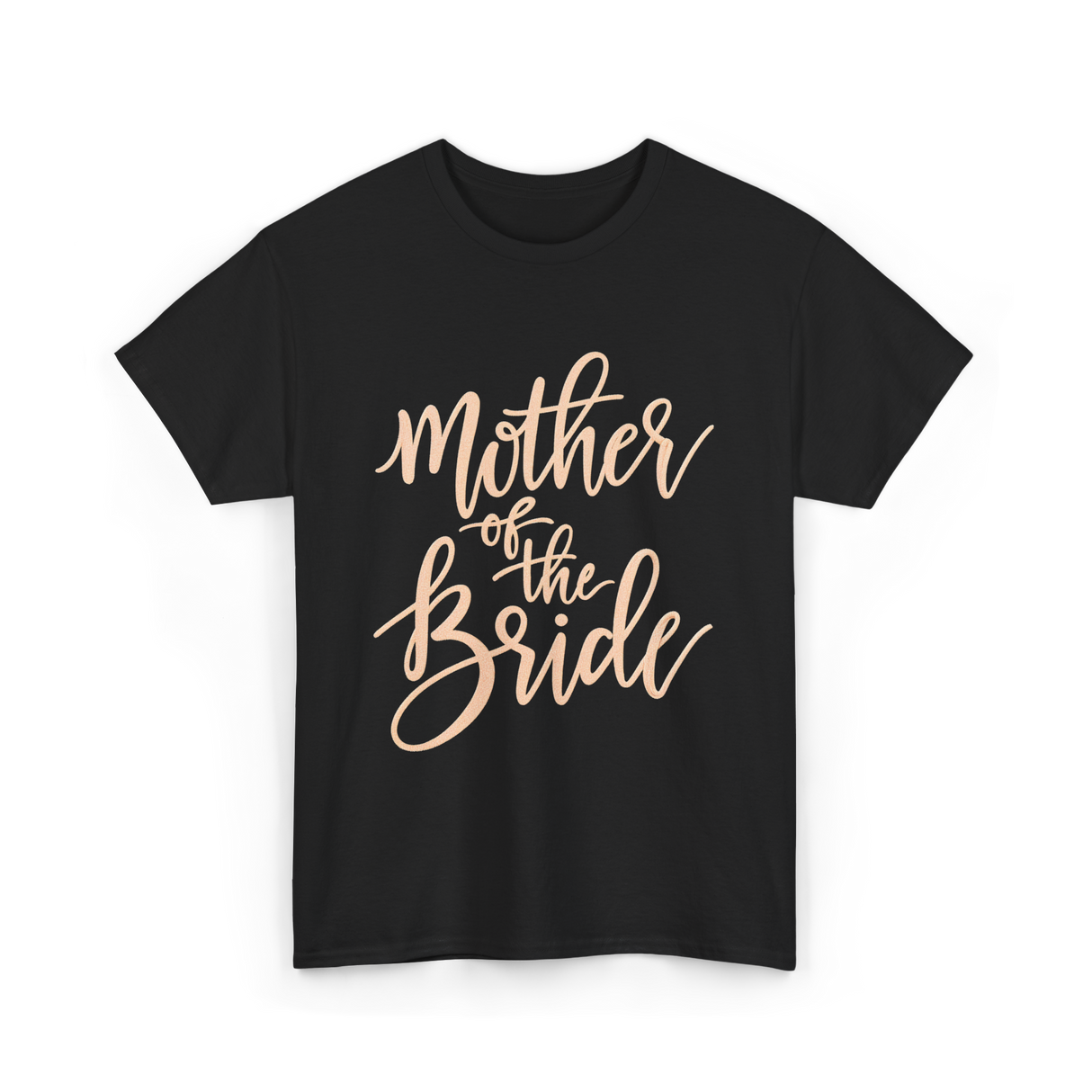 Mother of the Bride Wedding T-Shirt - Black