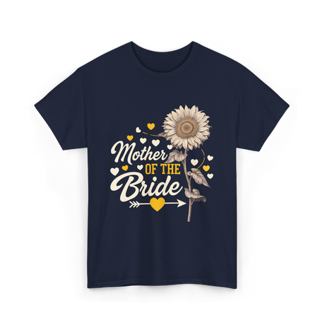 Mother of the Bride Wedding T-Shirt - Navy