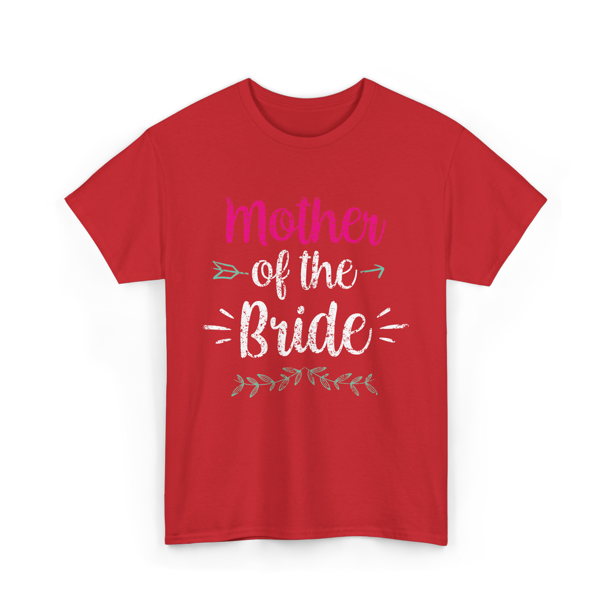 Mother of the Bride Wedding T-Shirt - Red