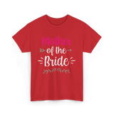 Mother of the Bride Wedding T-Shirt - Red