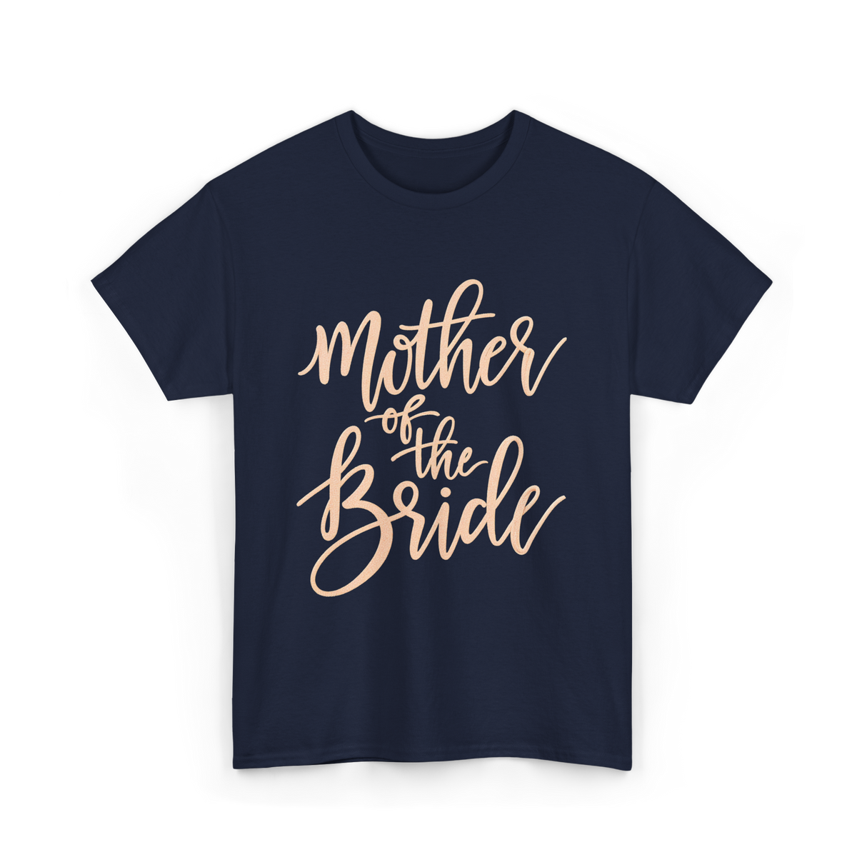 Mother of the Bride Wedding T-Shirt - Navy