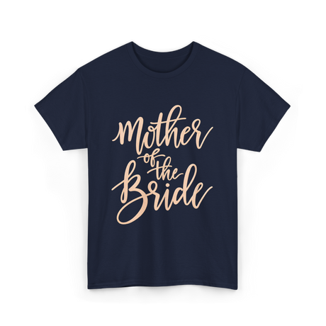 Mother of the Bride Wedding T-Shirt - Navy