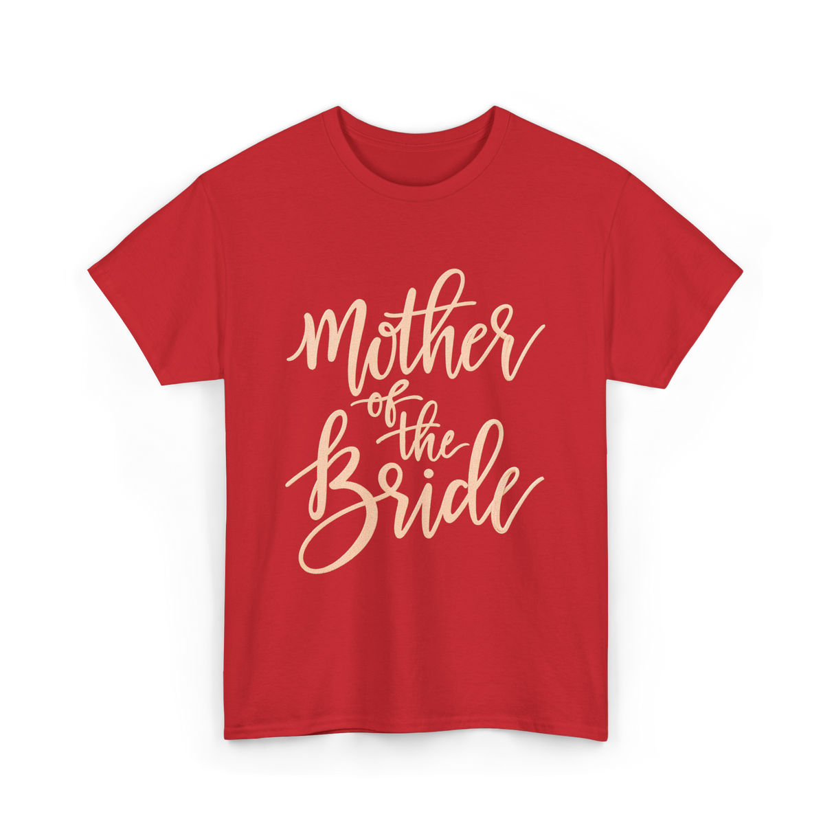 Mother of the Bride Wedding T-Shirt - Red