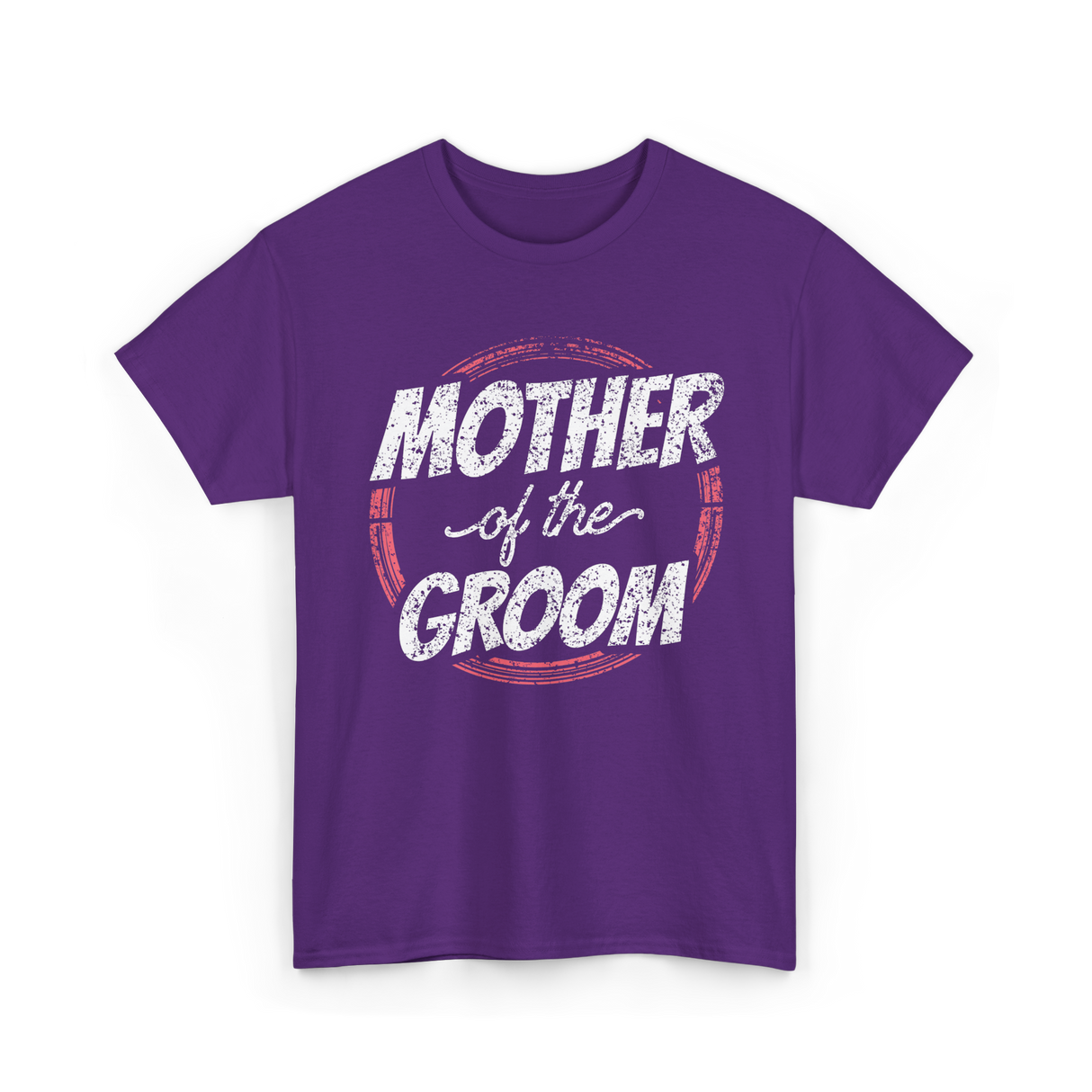 Mother of the Groom Wedding T-Shirt - Purple