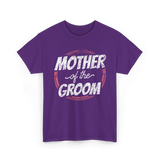 Mother of the Groom Wedding T-Shirt - Purple