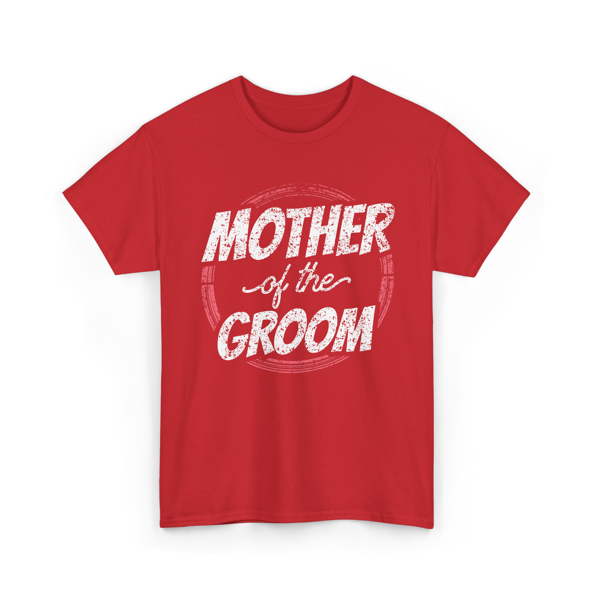 Mother of the Groom Wedding T-Shirt - Red