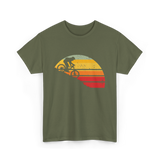 Mountain Bike Downhill Biking Cycling T-Shirt - Military Green