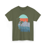 Mountain Climber Rock Climbing Adventure T-Shirt - Military Green