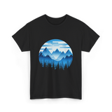 Mountain Landscape Nature T-Shirt - Black