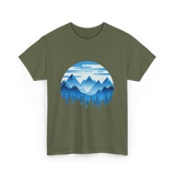 Mountain Landscape Nature T-Shirt - Military Green