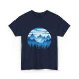 Mountain Landscape Nature T-Shirt - Navy