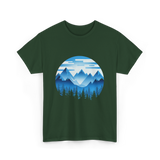 Mountain Landscape Nature T-Shirt - Forest Green