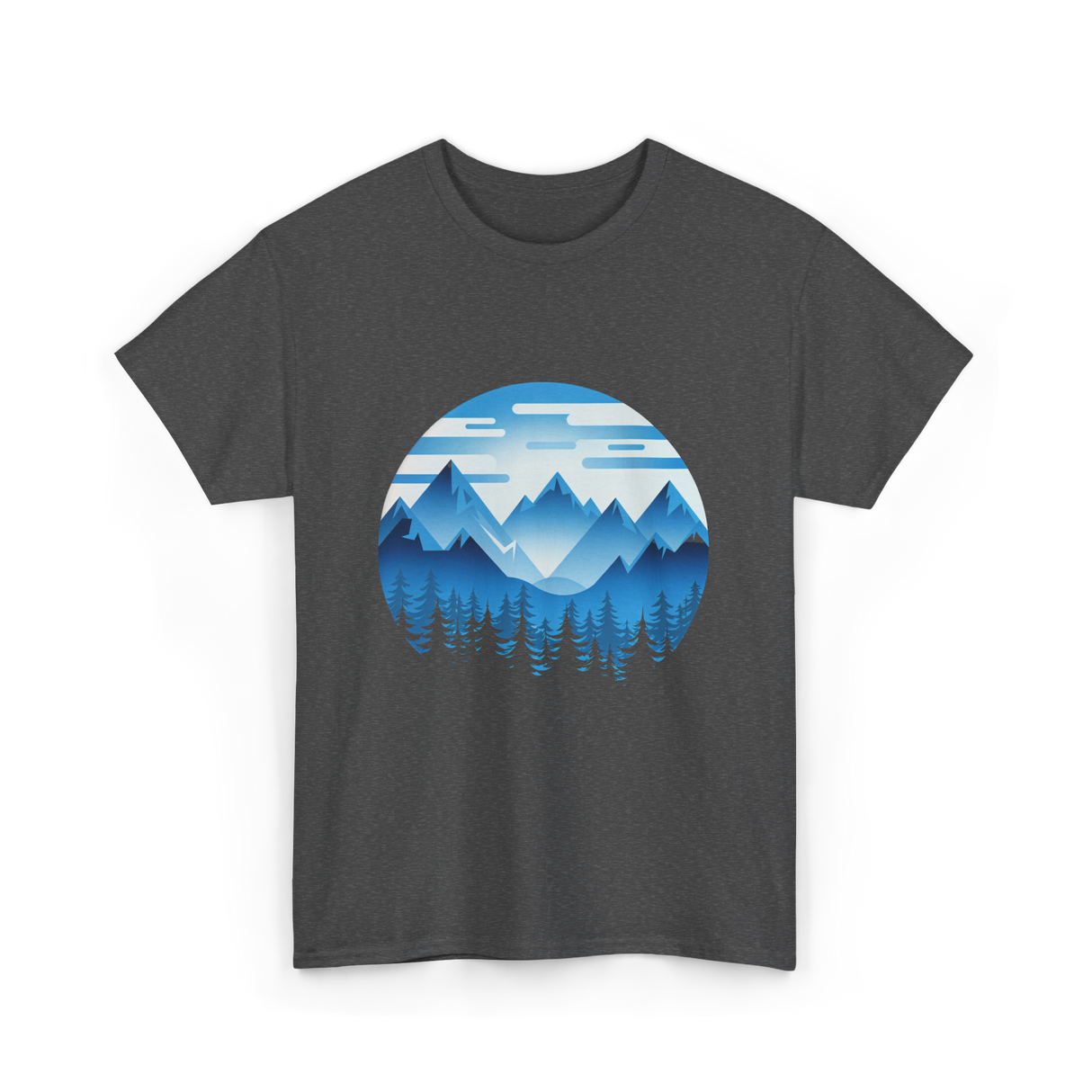 Mountain Landscape Nature T-Shirt - Dark Heather