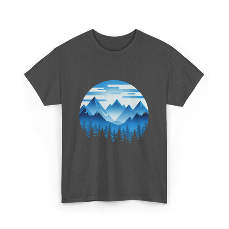 Mountain Landscape Nature T-Shirt - Dark Heather