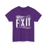 Mr Fix It Fixing Handyman T-Shirt - Purple