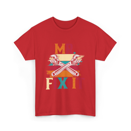 Mr Fix It Handyman Fixer T-Shirt - Red