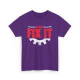 Mr Fix It Handyman Repair T-Shirt - Purple