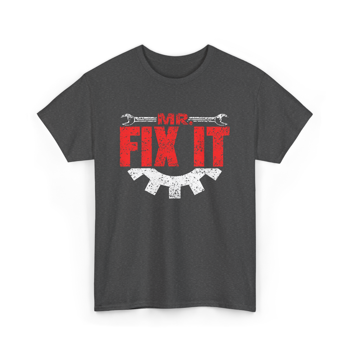 Mr Fix It Handyman Repair T-Shirt - Dark Heather