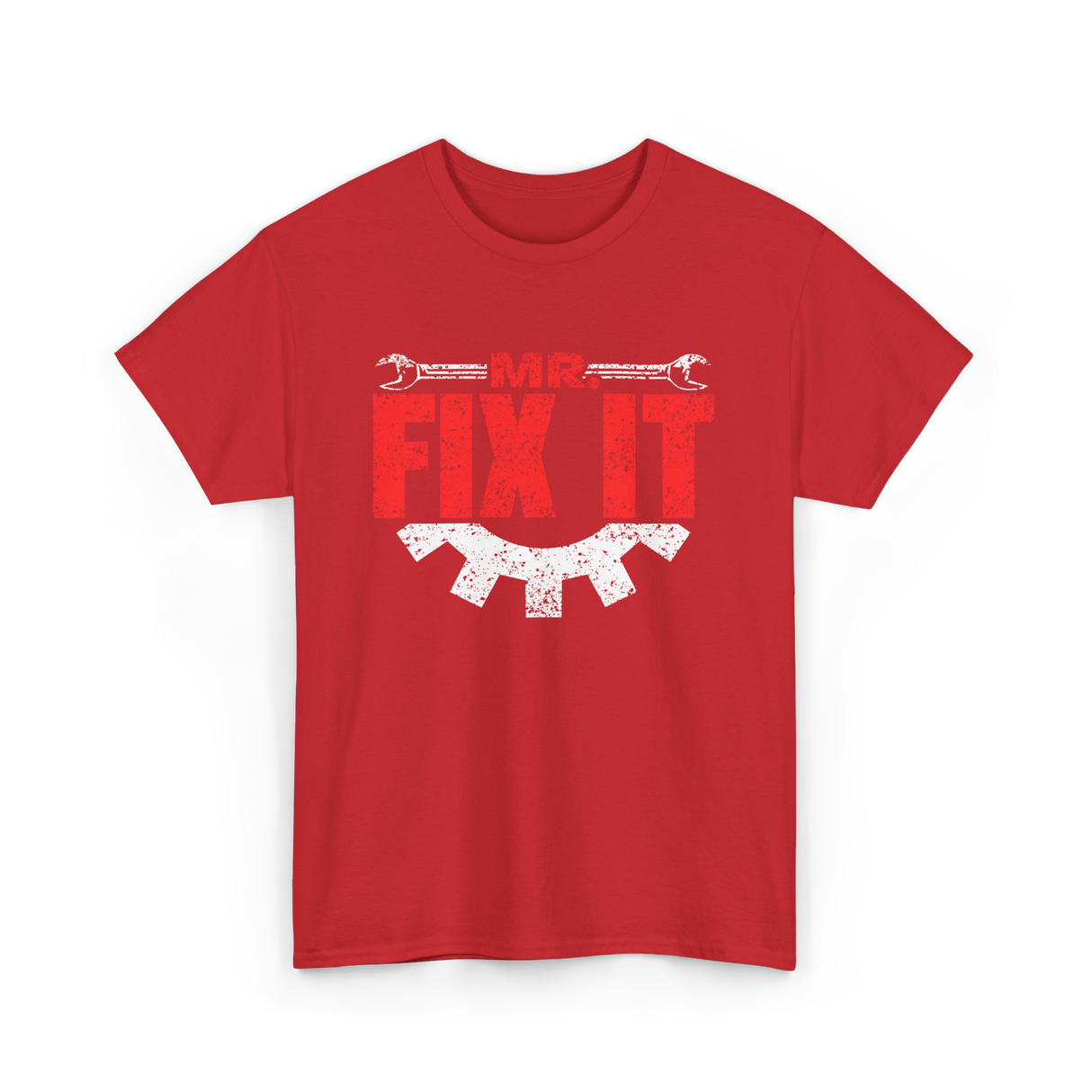 Mr Fix It Handyman Repair T-Shirt - Red