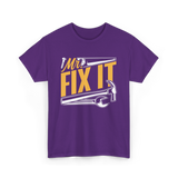 Mr Fix It Handyman Repair Tools T-Shirt - Purple