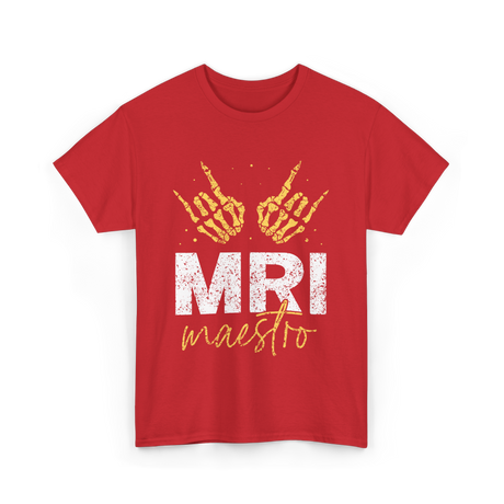 MRI Maestro Radiology Medical T-Shirt - Red