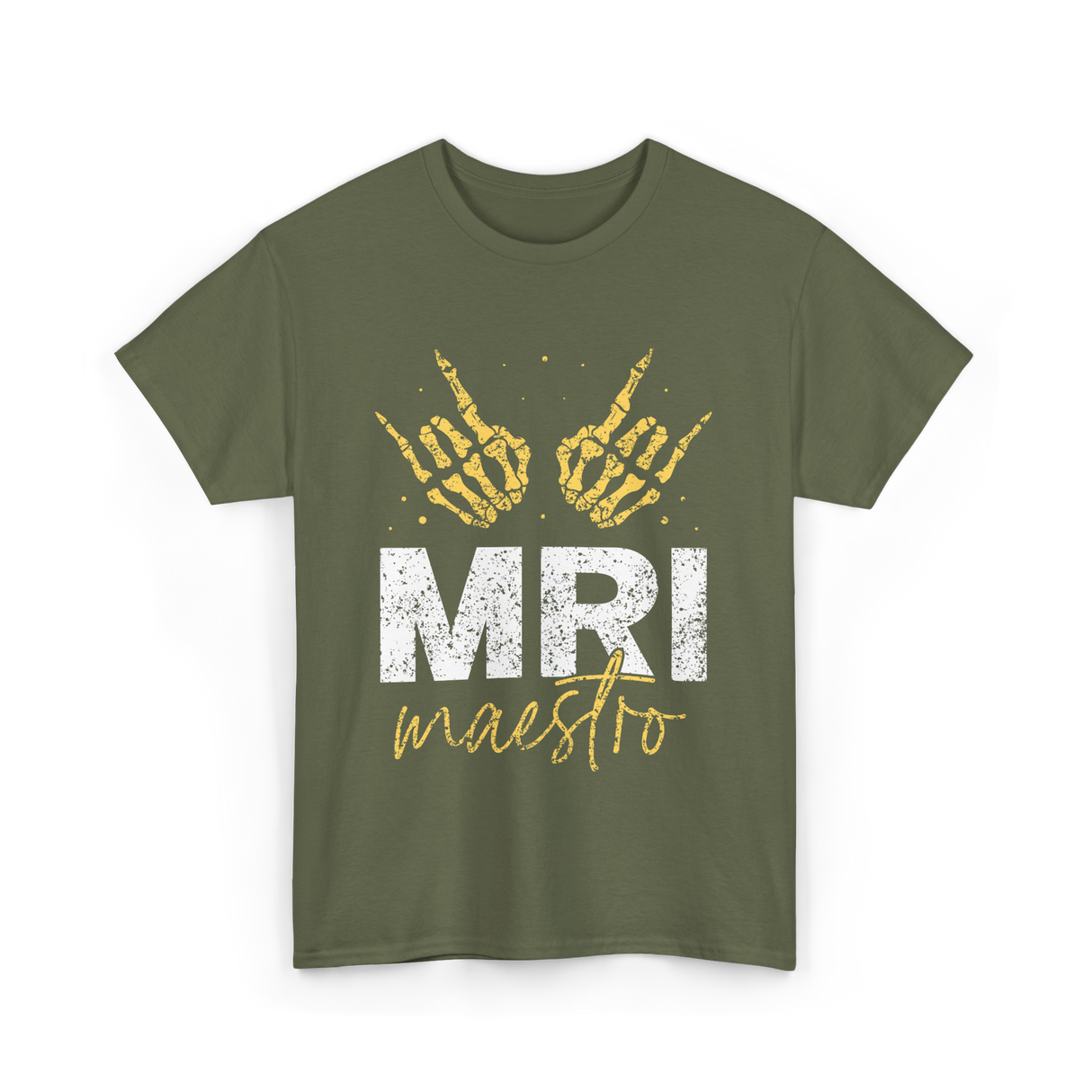 MRI Maestro Radiology Medical T-Shirt - Military Green