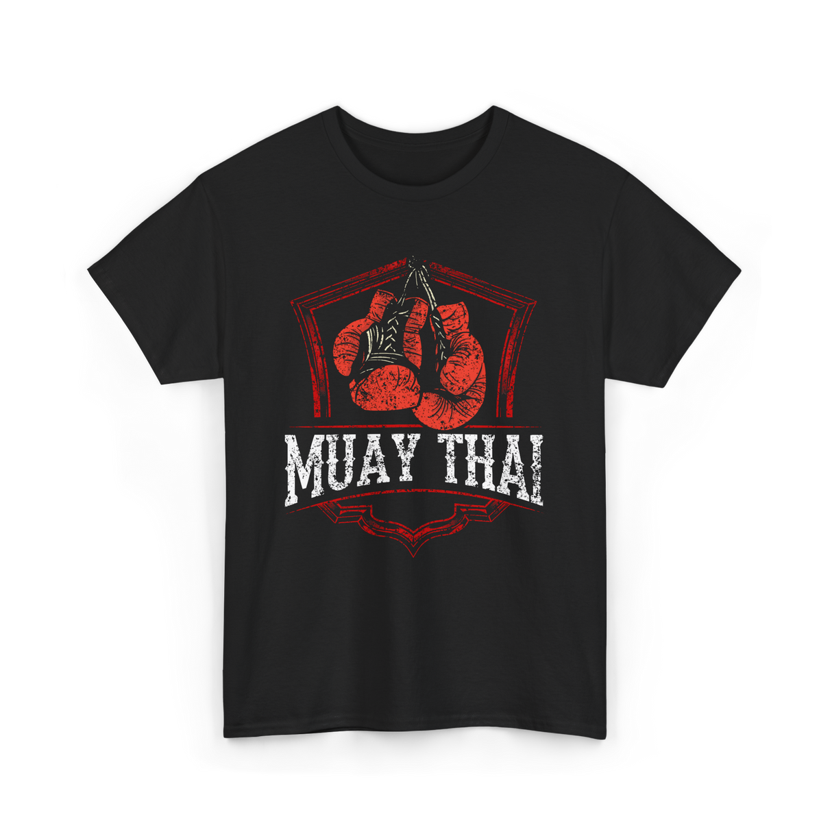 Muay Thai Boxing Fighter T-Shirt - Black