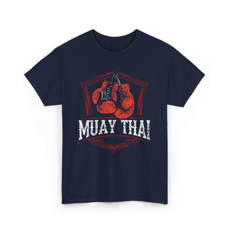 Muay Thai Boxing Fighter T-Shirt - Navy