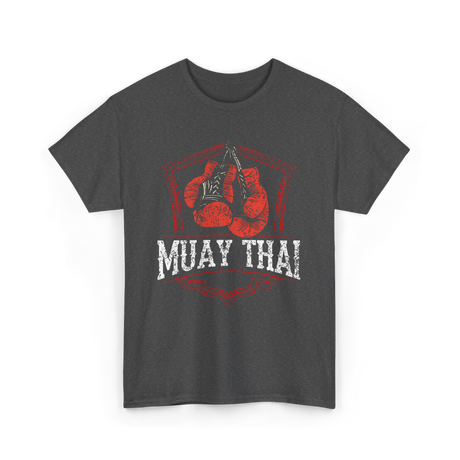 Muay Thai Boxing Fighter T-Shirt - Dark Heather