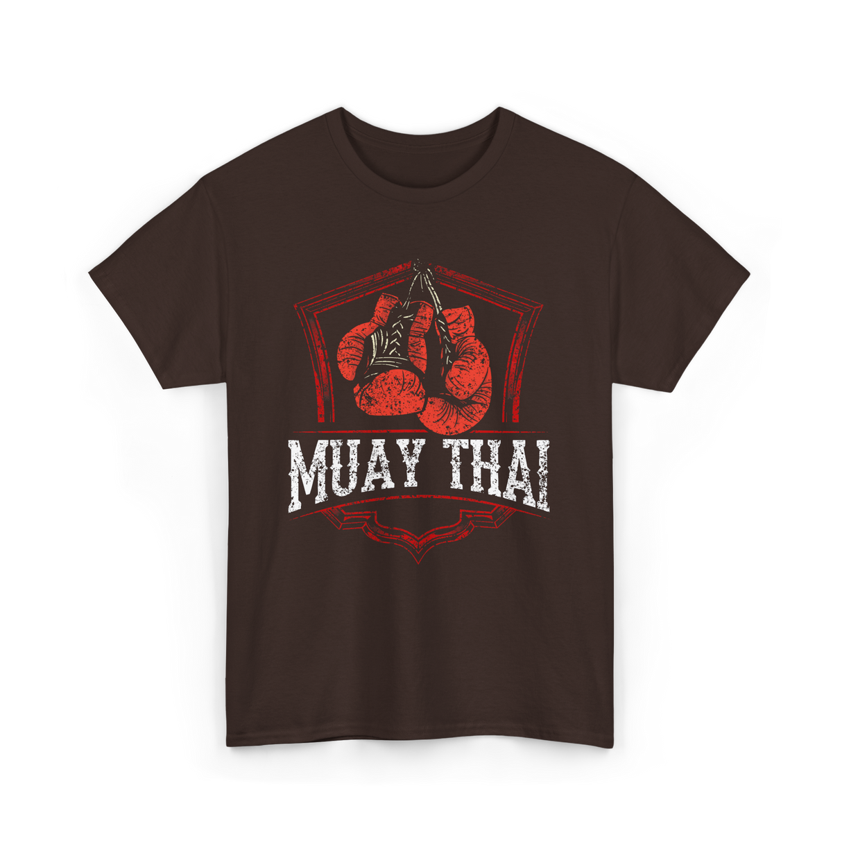 Muay Thai Boxing Fighter T-Shirt - Dark Chocolate