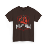 Muay Thai Boxing Fighter T-Shirt - Dark Chocolate