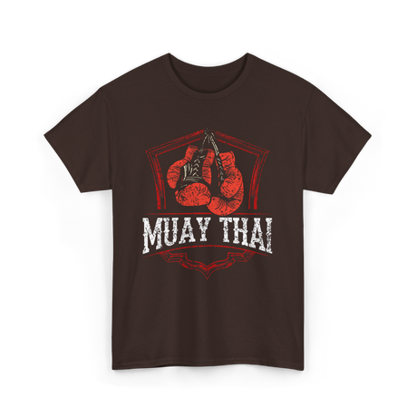 Muay Thai Boxing Fighter T-Shirt - Dark Chocolate