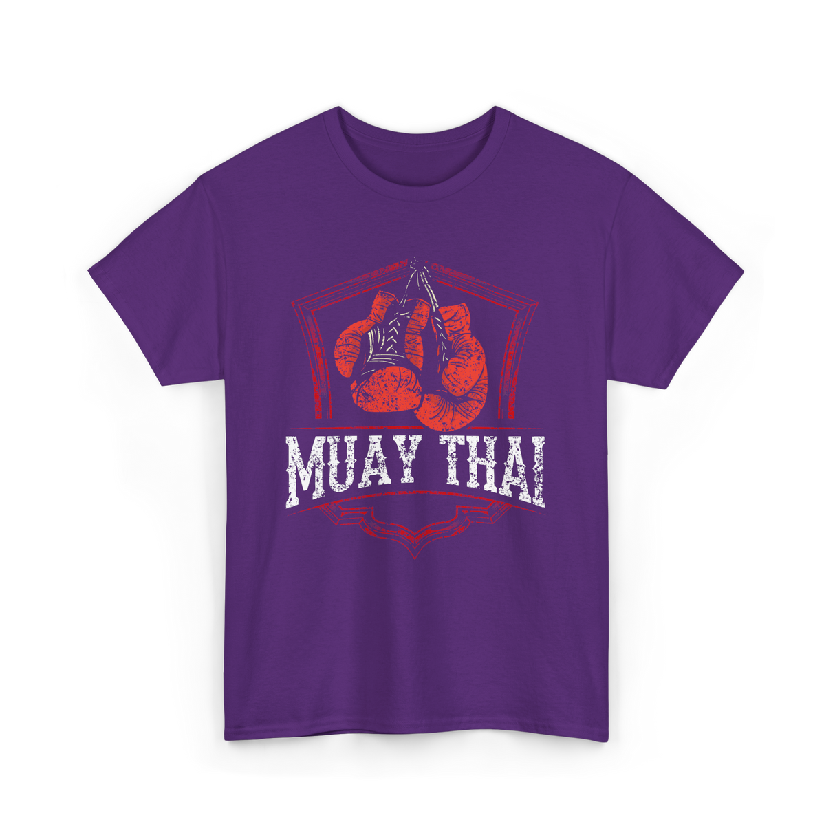 Muay Thai Boxing Fighter T-Shirt - Purple