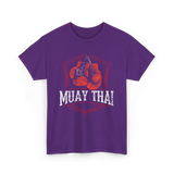 Muay Thai Boxing Fighter T-Shirt - Purple