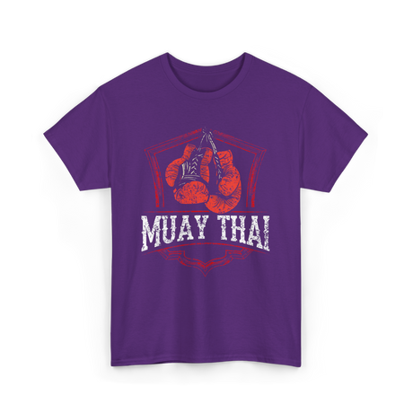 Muay Thai Boxing Fighter T-Shirt - Purple