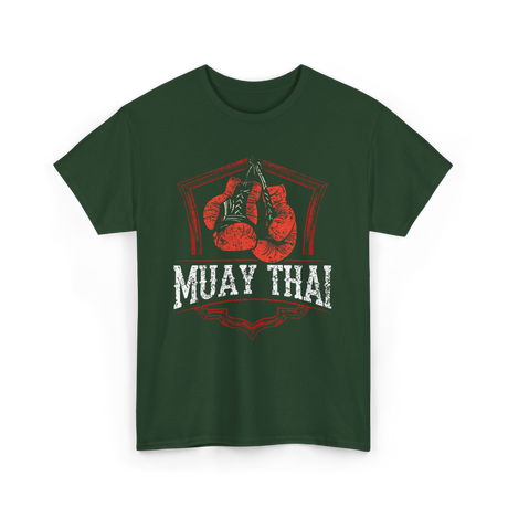 Muay Thai Boxing Fighter T-Shirt - Forest Green