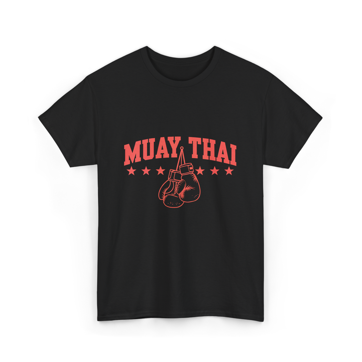 Muay Thai Boxing Martial Arts T-Shirt - Black