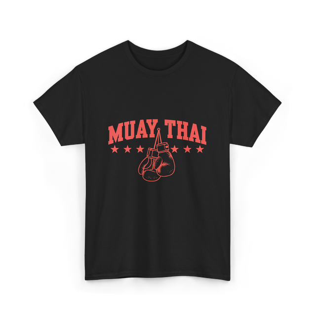 Muay Thai Boxing Martial Arts T-Shirt - Black