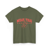 Muay Thai Boxing Martial Arts T-Shirt - Military Green