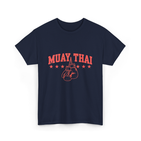 Muay Thai Boxing Martial Arts T-Shirt - Navy