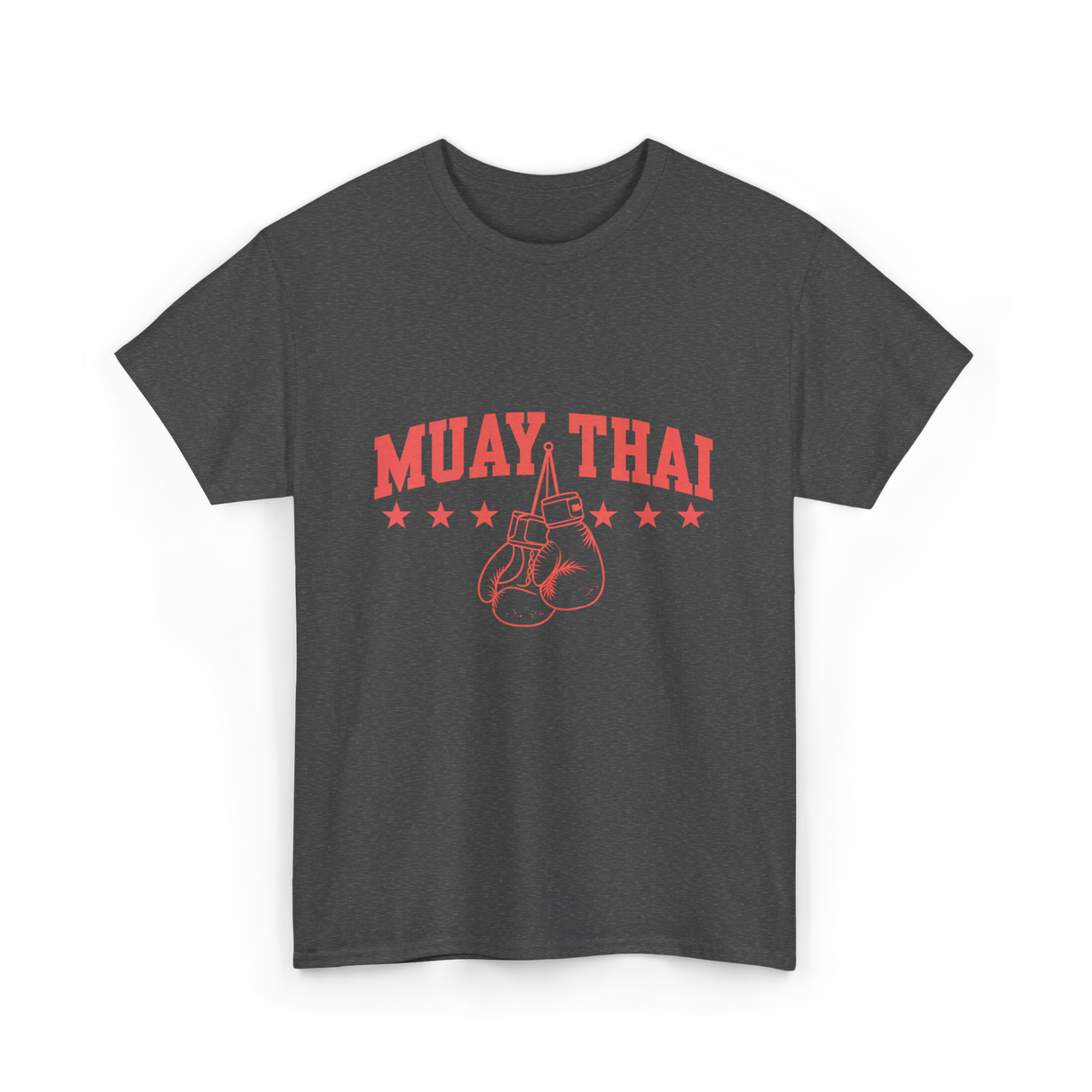 Muay Thai Boxing Martial Arts T-Shirt - Dark Heather